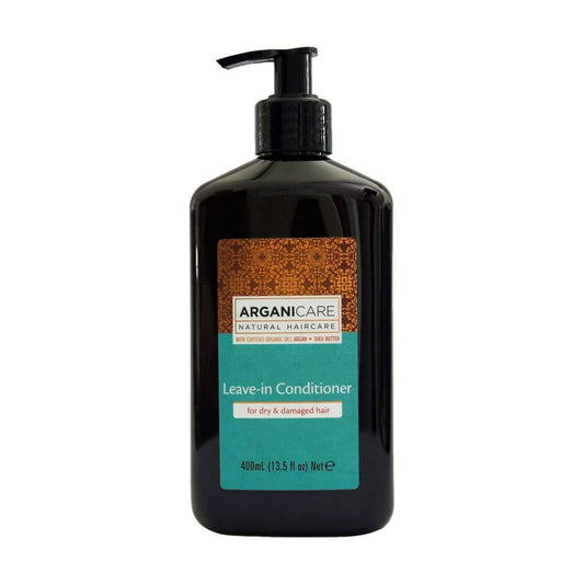 Arganicare Leave in Conditioner - Nenuplaunamas plaukų kondicionierius sausiems, pažeistiems plaukams