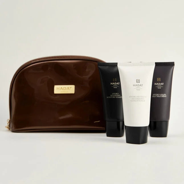 Hadat cosmetics liquid silk hair kit – skysto šilko rinkinys