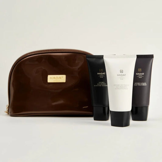 Hadat cosmetics liquid silk hair kit – skysto šilko rinkinys