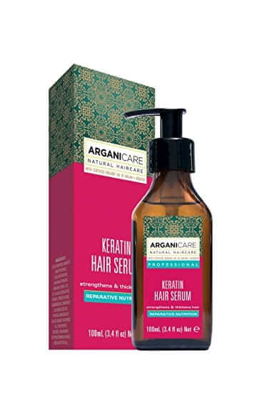 Arganicare Keratin hair Serum - Plaukų serumas su keratinu