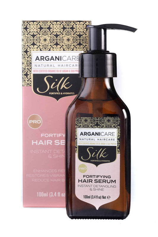 Arganicare Šilko plaukų serumas 100 ml.