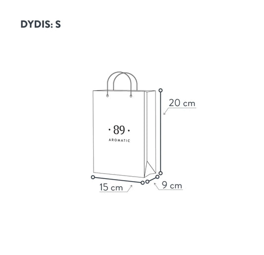 Aromatic89 popierinis dovanų maišelis L (40×15×27 cm)