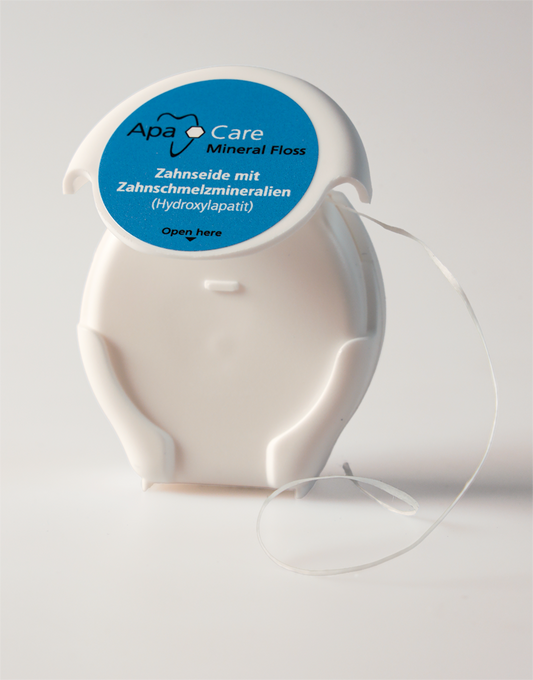 ApaCare Mineral Floss – dantų siūlas su hidroksiapatitu, 40 m