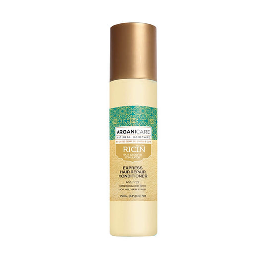 Arganicare Express ricin hair repair conditionier- Plaukus atstatantis kondicionierius su ricinos aliejumi visų tipų plaukams