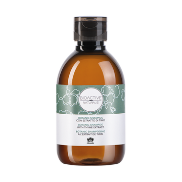 BIOACTIVE NATURALIS BOTANIC Plaukų šampūnas su čiobrelių ekstraktu 230 ml