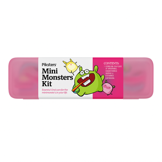 Piksters Mini Monsters vaikų burnos higienos rinkinys