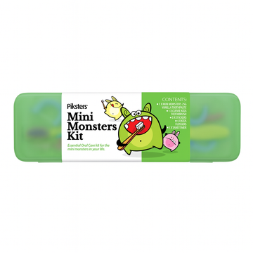 Piksters Mini Monsters Kit vaikų burnos higienos rinkinys