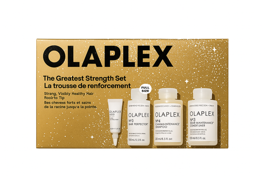 Olaplex The Greatest Strength Set – Kalėdinis plaukų atkūrimo ir stiprinimo rinkinys