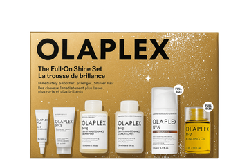Olaplex The Full On Shine Set – Kalėdinis plaukų atkūrimo ir blizgesio rinkinys