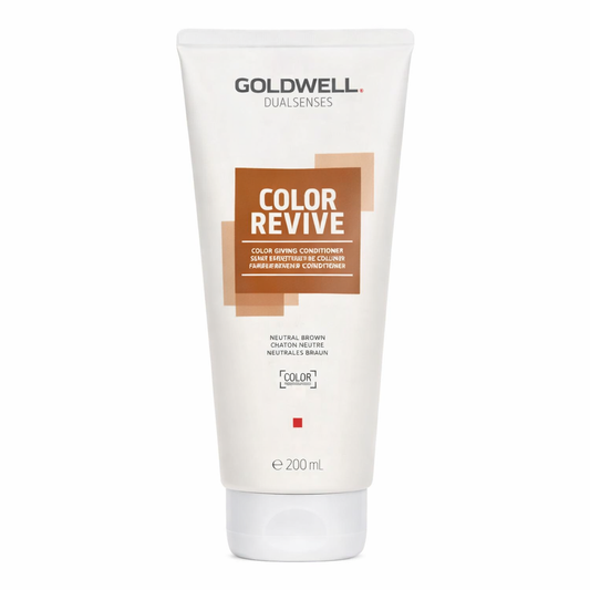 Goldwell Dualsenses Color Revive Neutral Brown – tonuojantis kondicionierius rudiems plaukams, 200 ml
