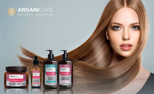 Arganicare reconstructuring conditioner-Atgaivinantis kondicionierius su kolagenu 750 ml.