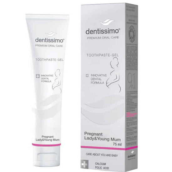 Dentissimo „Pregnant Lady&Young Mum“ kasdienė dantų pasta-gelis