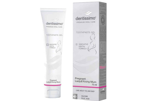 Dentissimo „Pregnant Lady&Young Mum“ kasdienė dantų pasta-gelis