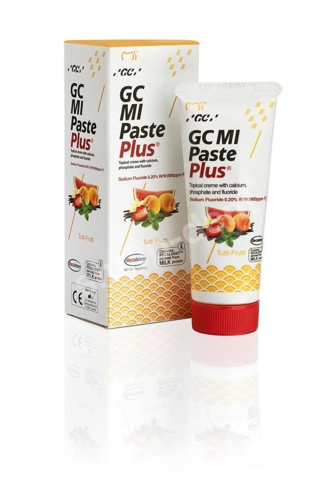 Dantų kremas GC MI paste plus, vairių vaisių skonio 35 ml