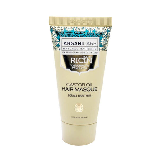 Arganicare plaukų kaukė su ricinos aliejumi 50ml.