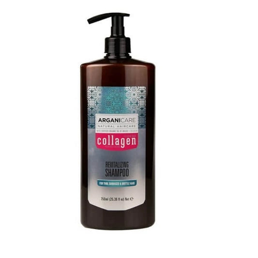 Arganicare revitalizing shampoo-Atgaivinantis šampūnas su kolagenu 750ml