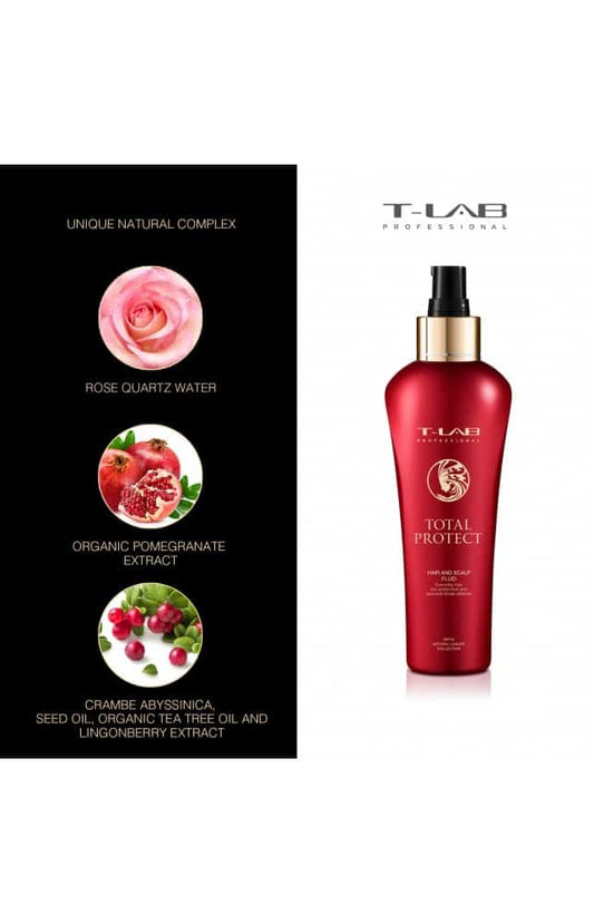 T-Lab dažytų ar chemiškai apdorotų plaukų fluidas/total protect hair and scalp fluid