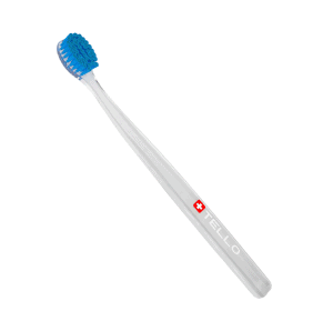 Minkštas dantų šepetėlis TELLO SOFT 4920 mėlynos spalvos