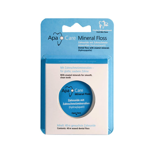 ApaCare Mineral Floss – dantų siūlas su hidroksiapatitu, 40 m