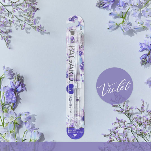 Apagard Crystal dantų šepetėlis violetinis