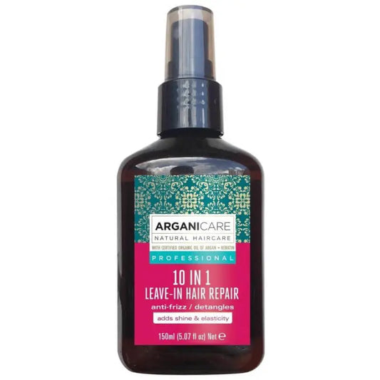 Arganicare 10 in 1 Leave in hair repair- Plaukų kremas su 10 veikimo galimybių praradusiems plaukams 150 ml