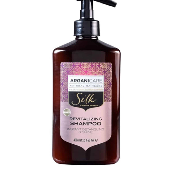 Arganicare Silk plaukų atstatomasis šampūnas