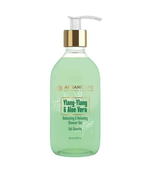 Arganicare drėkinanti dušo gelis su Aloe vera ir Ylang/Ylang