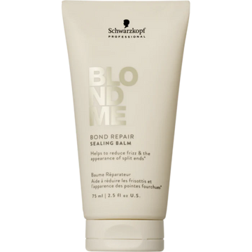 Schwarzkopf BlondMe Bond Repair Sealing Balm  šviesintų plaukų galiukams 75 ml.