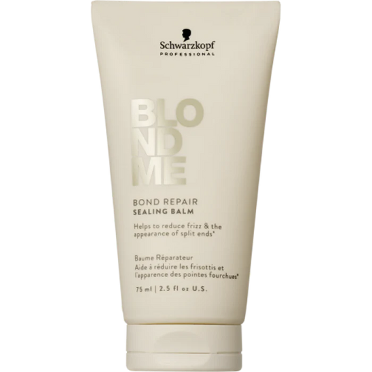 Schwarzkopf BlondMe Bond Repair Sealing Balm  šviesintų plaukų galiukams 75 ml.