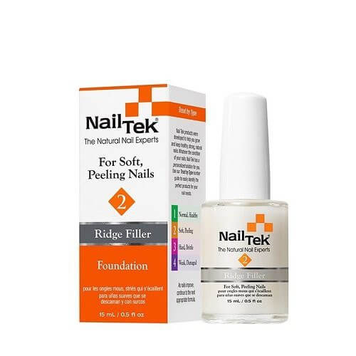 Nail Tek II VAGELĖS LYGINANTIS NAGŲ LAKO PAGRINDAS 15ml.