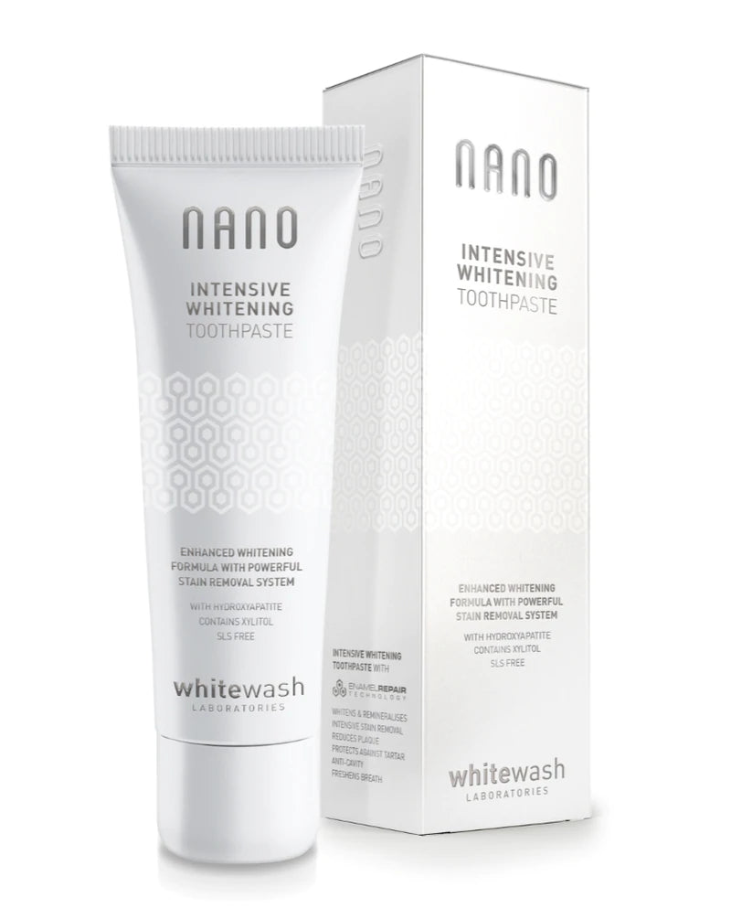 Nano Whitwash intensive whitening dantų pasta 75 ml