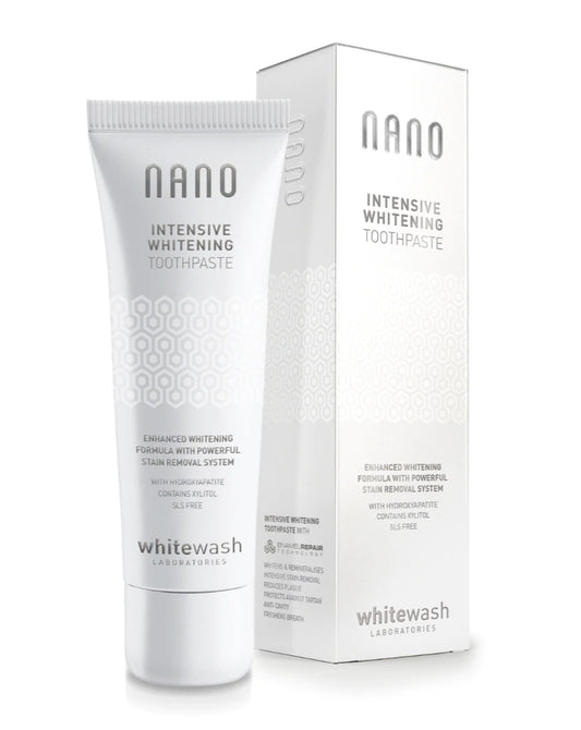 Nano Whitwash intensive whitening dantų pasta 75 ml