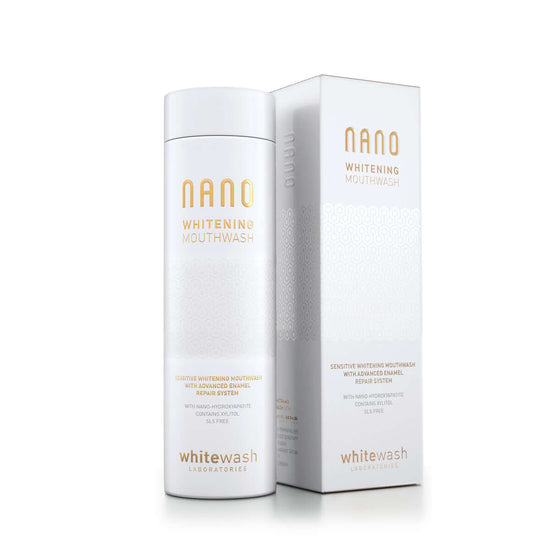 Nano whitening mouthwash
