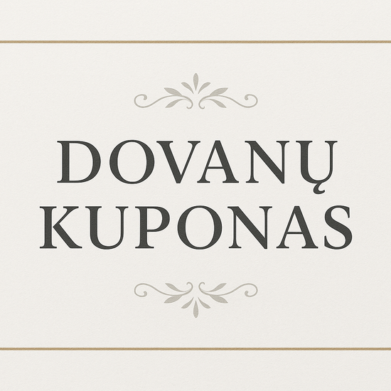tesiog vienintelis zodis dovanu kuponas daugiau nieko nereik