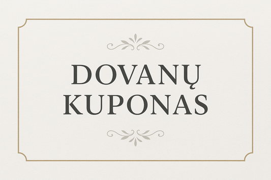 tesiog vienintelis zodis dovanu kuponas daugiau nieko nereik