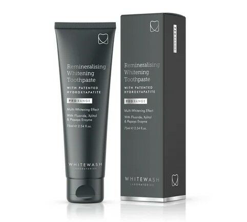 WhiteWash remineralizuojanti ir balinanti dantų pasta, 75 ml