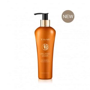 T-Lab garbanotų ar sunkiai suvaldomų plaukų šampūnas organic shape duo shampoo
