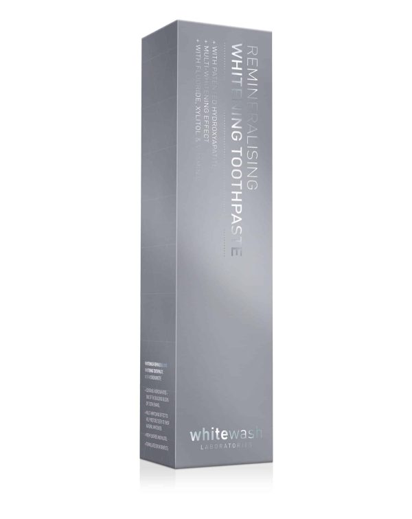 WhiteWash remineralizuojanti ir balinanti dantų pasta, 75 ml
