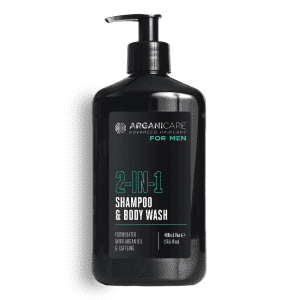 Arganicare 2 in 1 vyriškas šampūnas/dušo gelis, 400 ml