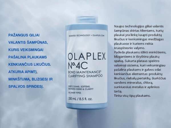 Olaplex No.4C naujos technologijos giliai valantis šampūnas