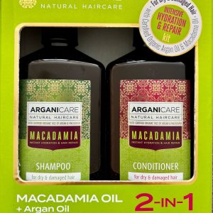 Arganicare Macadamia plaukų priežiūros rinkinys